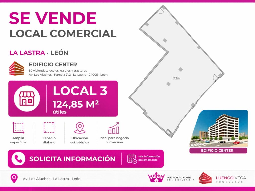 Local comercial en venta en La Lastra León